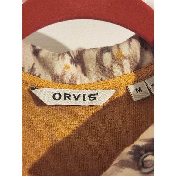 Orvis Women's Pullover Yellow M - Picture 2 of 4